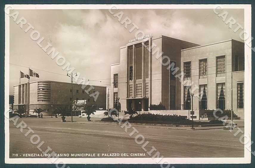 Venezia Lido Cinema Fascismo Foto cartolina JK7570 – fronte