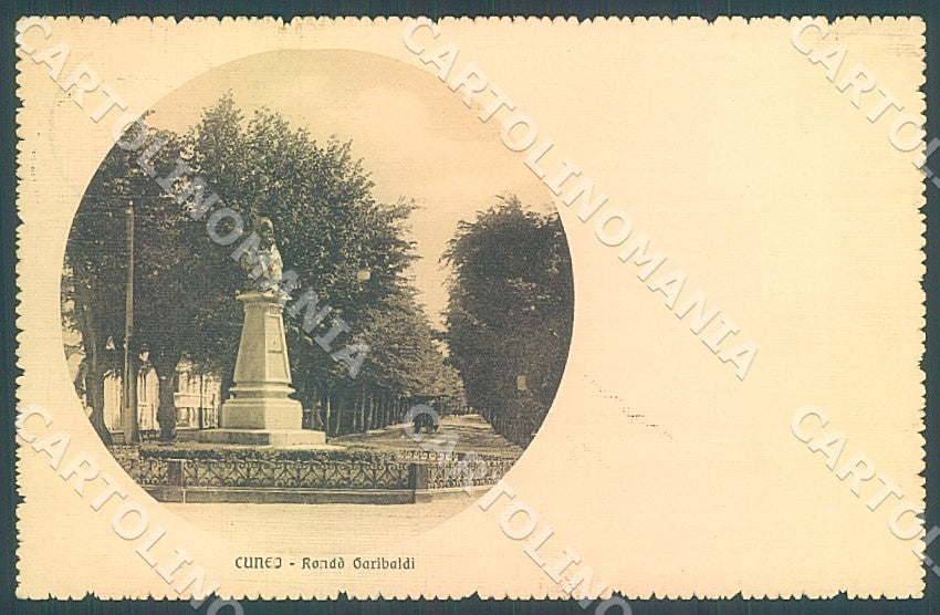 Cuneo Città Rondò Garibaldi cartolina JK7574 – fronte