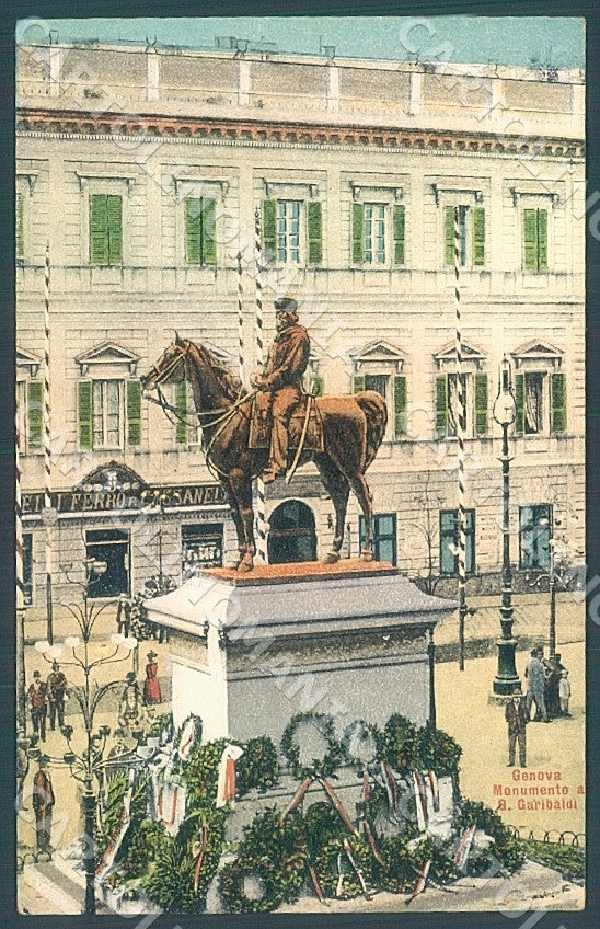 Genova Città Garibaldi cartolina JK7579 – fronte
