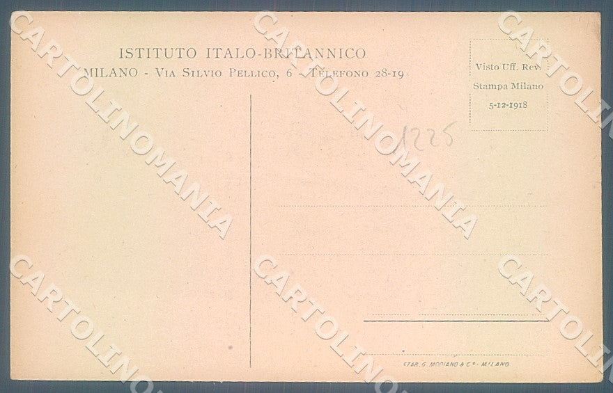 Reali Savoia Vittorio Emanuele III Trieste Trento cartolina JK7581 – retro