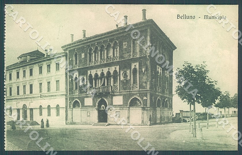 Belluno Città Municipio cartolina JK7591 – fronte