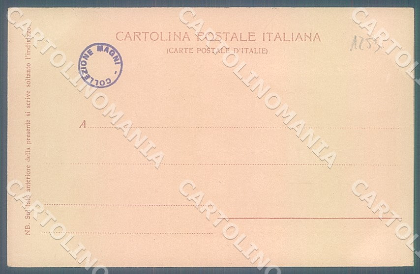 Belluno Città Palazzo Municipale cartolina JK7595 – retro