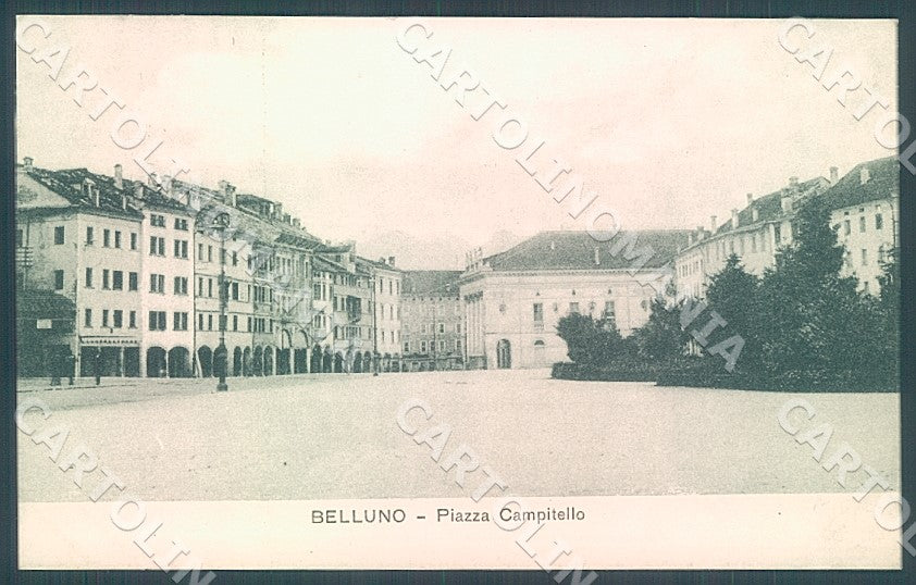 Belluno Città Piazza Campitello cartolina JK7598 – fronte