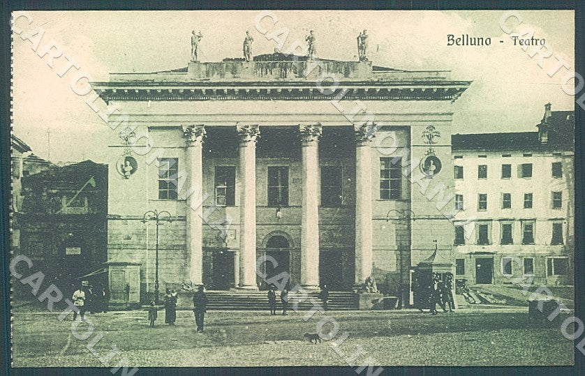 Belluno Città Teatro cartolina JK7601 – fronte
