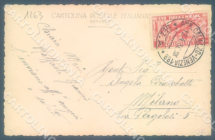 Belluno Città Porta Rugo Burioni Foto cartolina JK7602 – retro