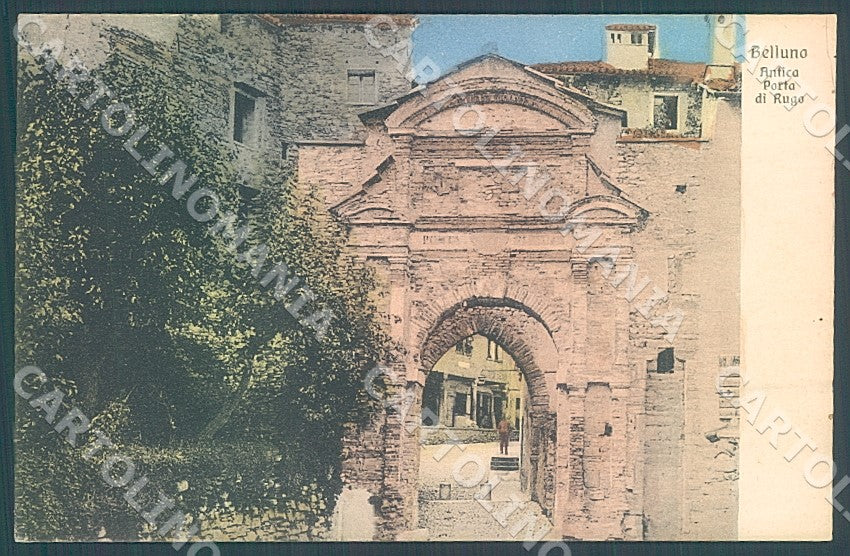 Belluno Città Porta Rugo cartolina JK7603 – fronte