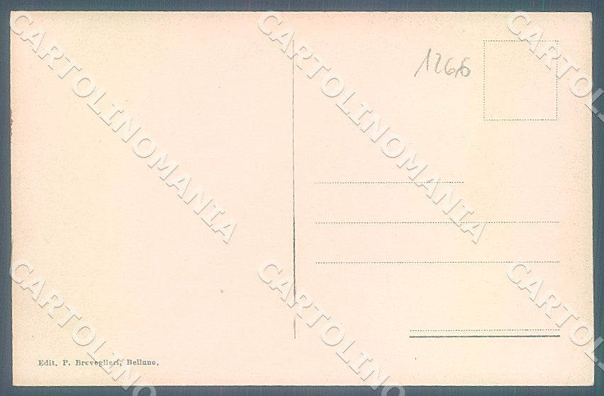 Belluno Città Porta Rugo cartolina JK7603 – retro