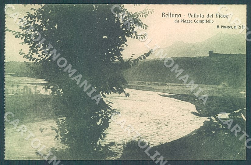 Belluno Città Vallata del Piave Pizzocco cartolina 1272JK7606 – fronte
