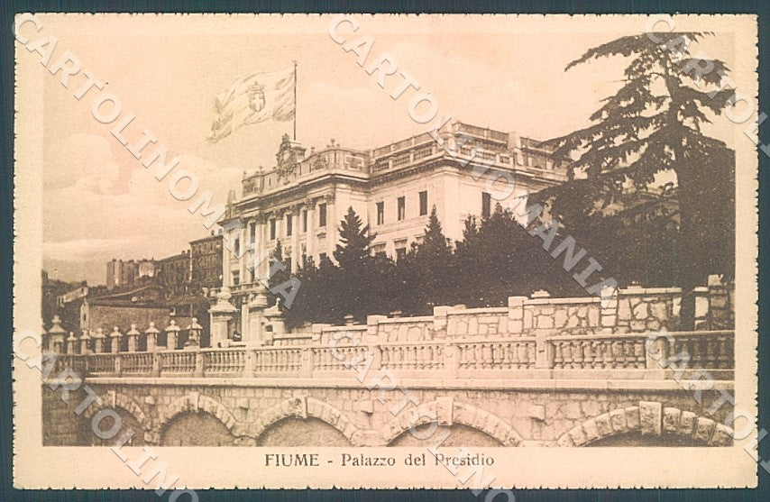 Croazia Croatia Fiume Palazzo Presidio cartolina JK7612 – fronte