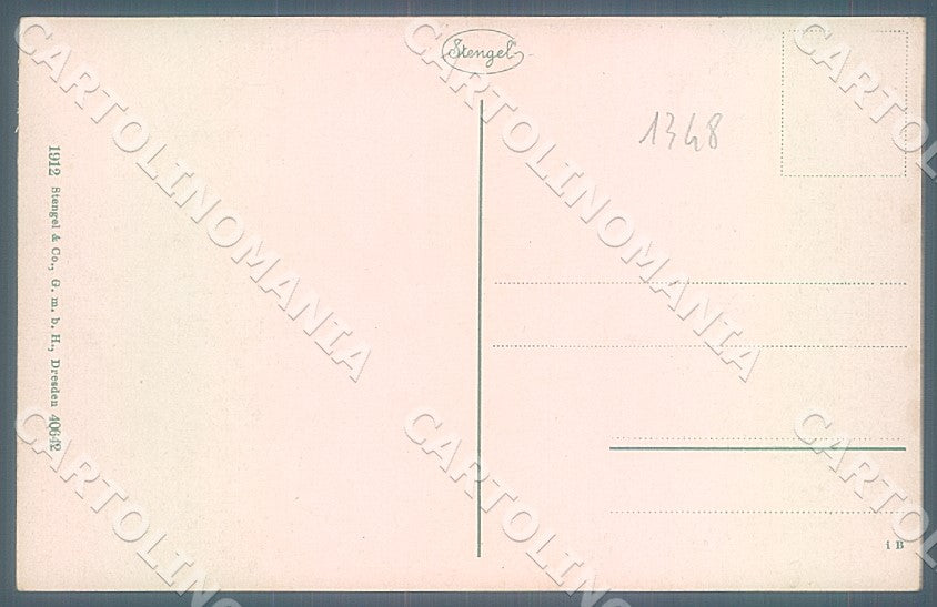 Croazia Croatia Lussingrande Piazza cartolina JK7632 – retro