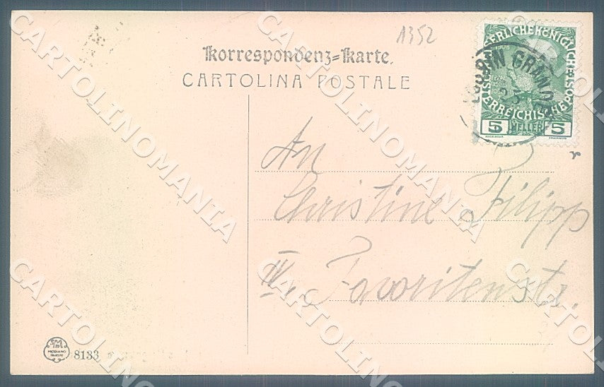 Croazia Croatia Lussingrande Pozzo cartolina JK7633 – retro