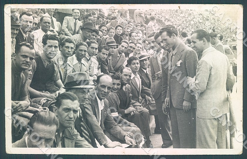 Firenze Città Calcio Fiorentina Spalti Genoa 1-1 1939 Foto cartolina JK7636 – fronte