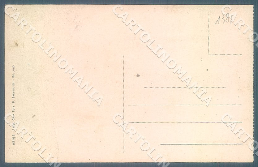 Belluno Città Antica Porta di Rugo cartolina JK7638 – retro
