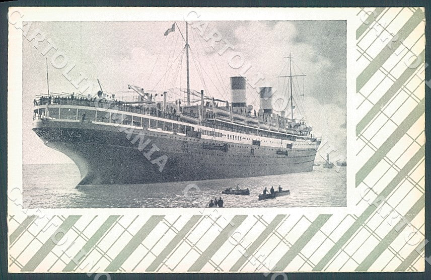 Navigazione Generale Italiana Augustus cartolina JK7642 – fronte