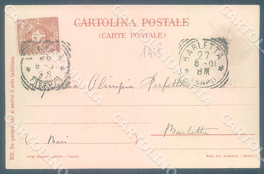 Artist Martini Venezia Venetia Antiqua cartolina JK7644 – retro