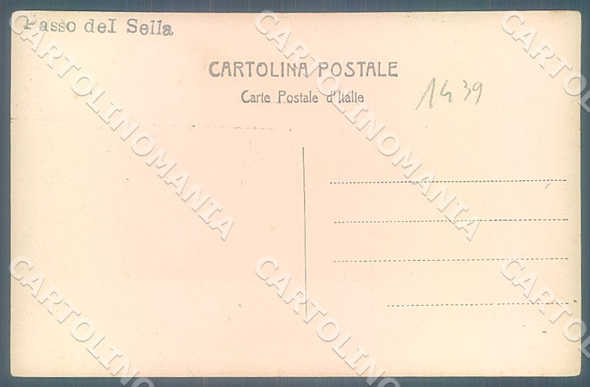 Belluno Passo Sella Foto cartolina JK7647 – retro
