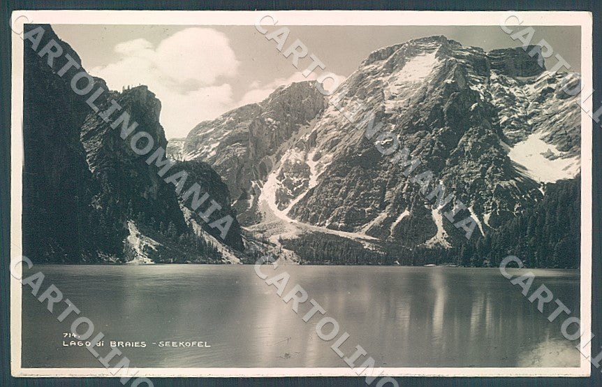 Bolzano Lago di Braies Foto cartolina JK7648 – fronte