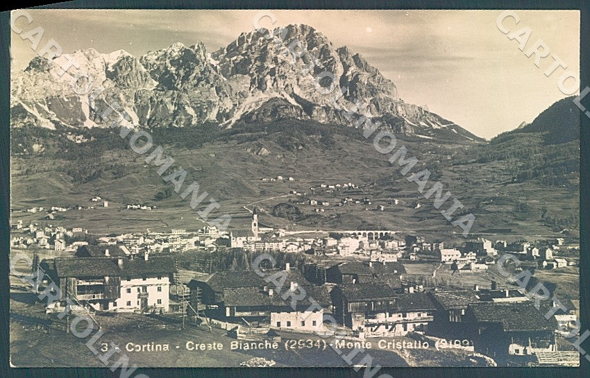 Belluno Cortina d'Ampezzo Panorama Foto cartolina JK7651 – fronte