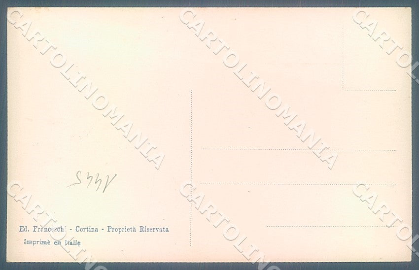 Belluno Cortina d'Ampezzo Panorama Foto cartolina JK7651 – retro