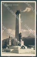 Belluno Cortina d'Ampezzo Monumento Cantore Alpini Foto cartolina JK7652 – fronte