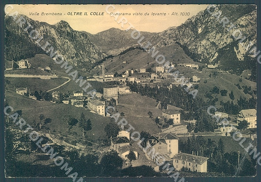 Bergamo Oltre il Colle FG PIEGA cartolina JK7675 – fronte