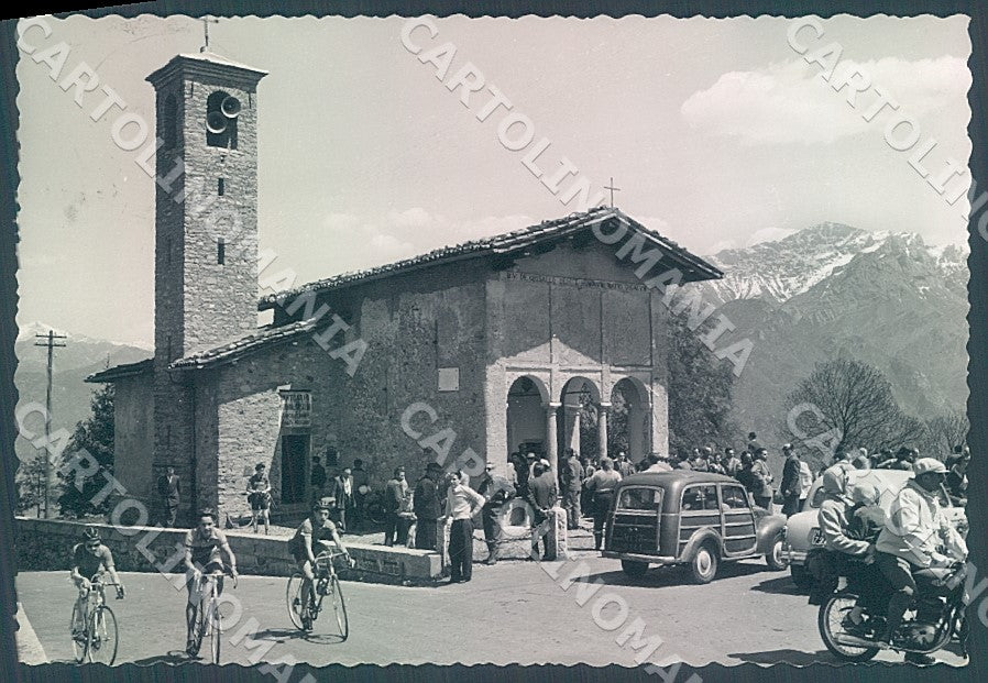 Como Magreglio Madonna del Ghisallo Ciclismo Moto Gilera Foto FG cartolinaJK7683 – fronte