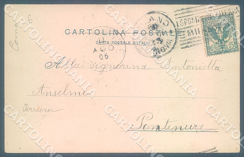 Varese Malnate Ponte Quadronna cartolina JK7686 – retro
