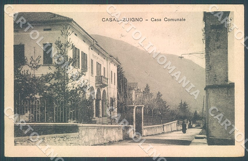 Varese Casalzuigno Casa Comunale PIEGHINA ANGOLO cartolina JK7690 – fronte