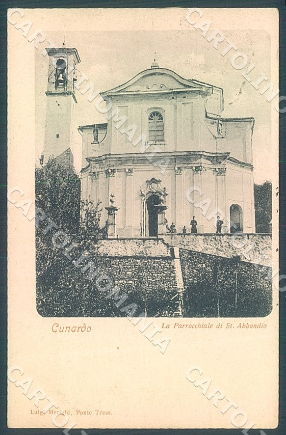 Varese Cunardo Chiesa di Sant Abbondio cartolina JK7694 – fronte