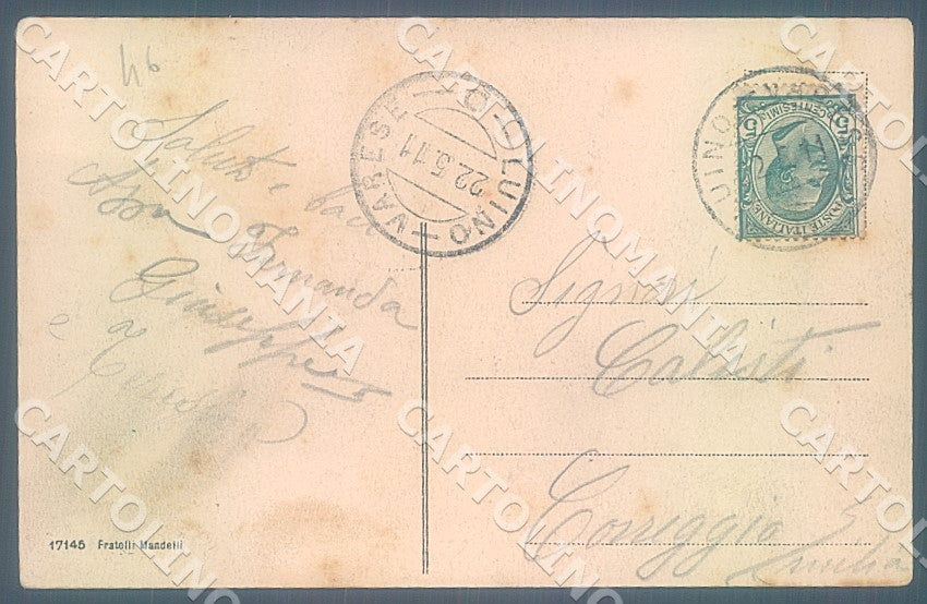 Varese Cunardo Diga Laghetto Ponte Nativo cartolina JK7699 – retro