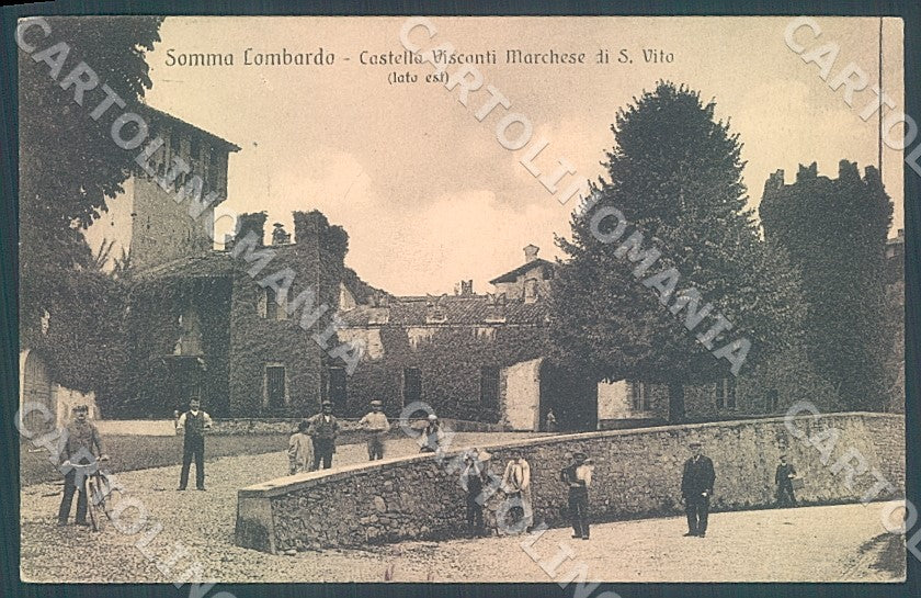 Varese Somma Lombardo Castello Visconti STRAPPINO cartolina JK7701 – fronte