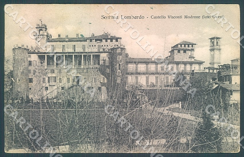 Varese Somma Lombardo Castello Visconti cartolina JK7703 – fronte
