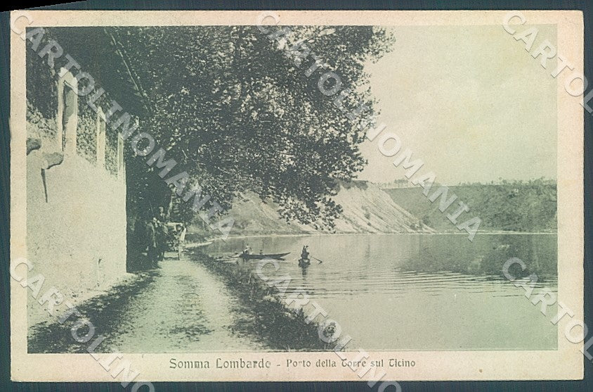 Varese Somma Lombardo Porto Torre sul Ticino Modiano 2706 cartolina JK7707 – fronte