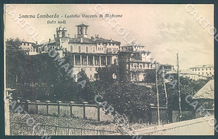 Varese Somma Lombardo Castello Visconti cartolina JK7709 – fronte