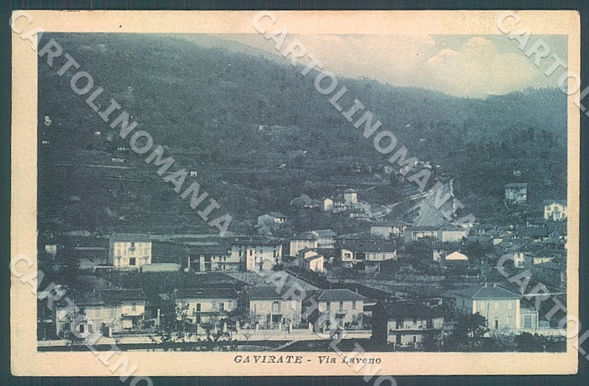 Varese Gavirate Via Laveno cartolina JK7715 – fronte