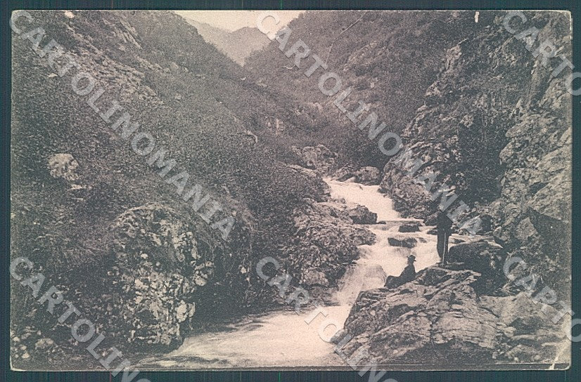 Biella Graglia Torrente Janca PIEGHINA ANGOLO cartolina JK7718 – fronte