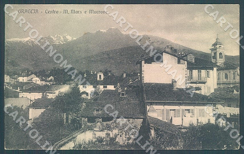 Biella Graglia Monte Mucrone e Mars cartolina JK7719 – fronte