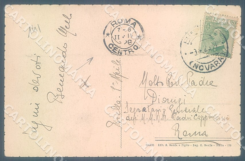 Biella Città Via Cavour STRAPPINO ANGOLO cartolina JK7723 – retro