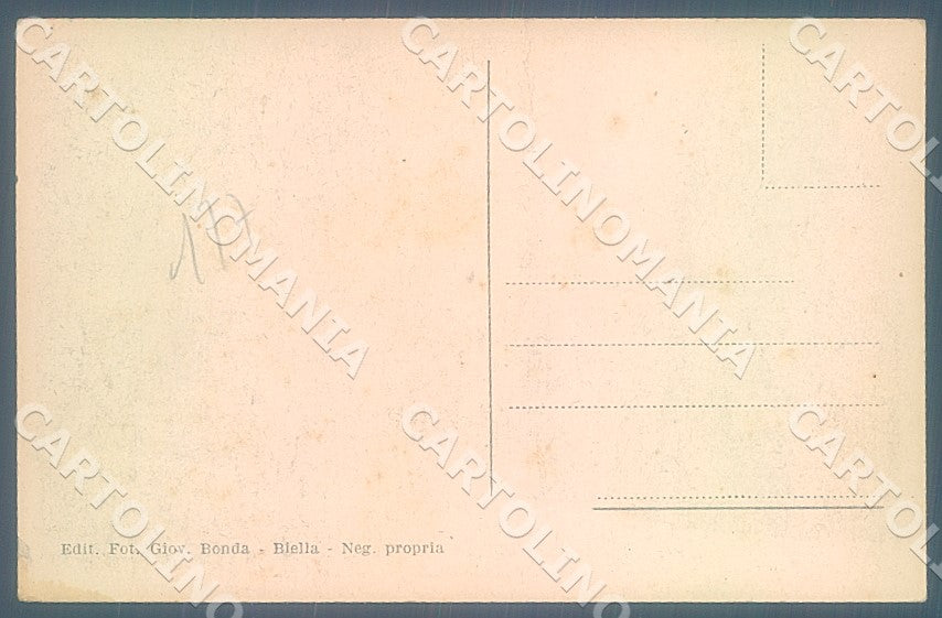 Biella Zubiena Vermogno cartolina JK7737 – retro