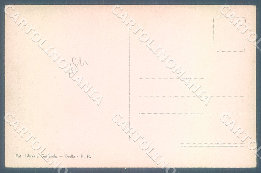 Biella Città Piazza del Duomo cartolina JK7741 – retro