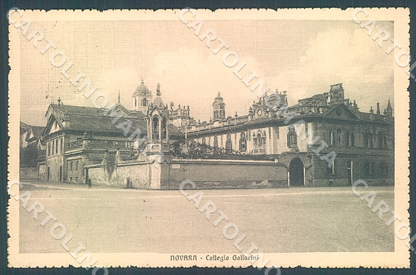 Novara Città Collegio Gallarini cartolina JK7752 – fronte