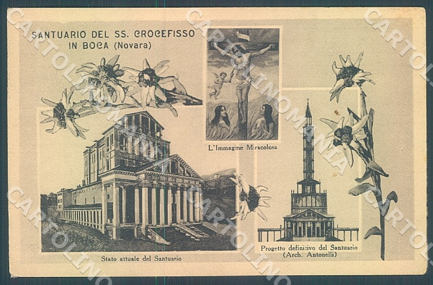 Novara Boca Santuario cartolina JK7761 – fronte
