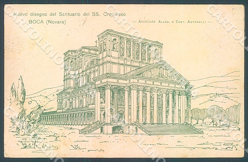 Novara Boca Santuario cartolina JK7762 – fronte