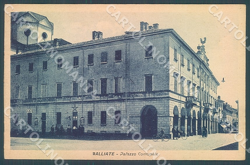 Novara Galliate Palazzo Comunale cartolina JK7764 – fronte