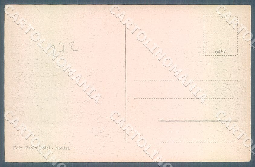 Novara Momo Ponte sull Agogna cartolina JK7767 – retro