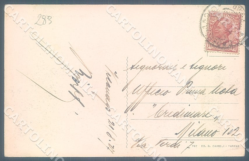 Varese Viconago cartolina JK7769 – retro