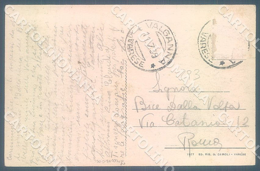 Varese Ganna saluto da cartolina JK7770 – retro