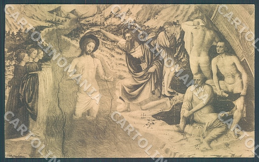 Varese Castiglione Olona Battistero Battesimo Gesù Masolino cartolina JK7778 – fronte