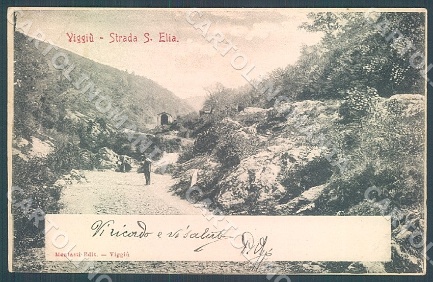 Varese Viggiù Strada Sant Elia cartolina JK7780 – fronte