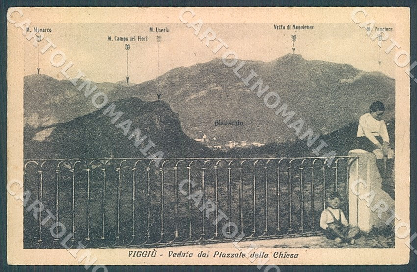Varese Viggiù Veduta dal Piazzale della Chiesa cartolina JK7781 – fronte